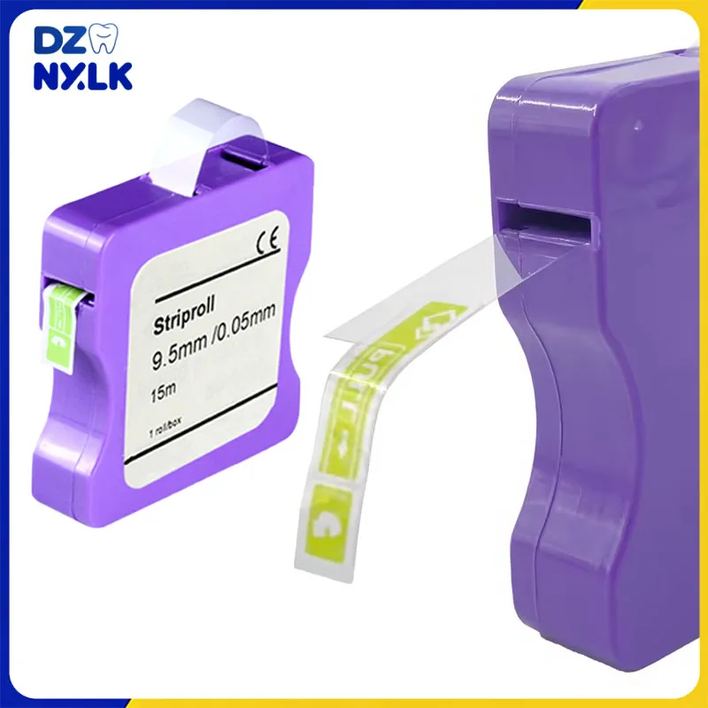 1Roll Dental Clear Resin Matrix Bands Polyester Film Forming Strip Roll Matrix Strips Length15m 0.05mm/9.5mm Dentistry Materials
1Roll Dental Clear Resin Matrix Bands Polyester Film Forming Strip Roll Matrix Strips Length15m 0.05mm/9.5mm Dentistry Materials