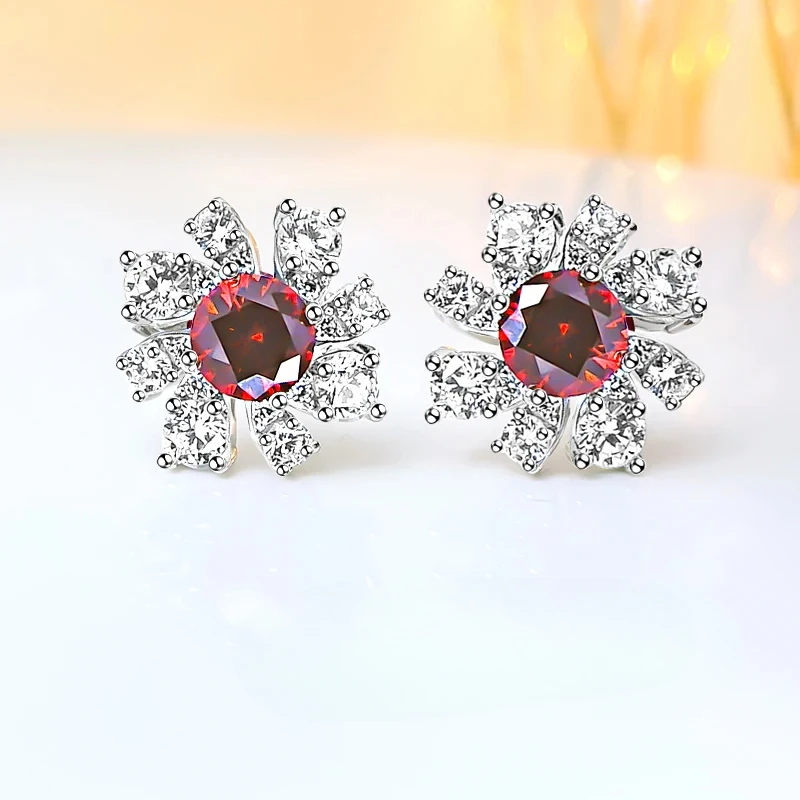 New flower s925 sterling silver inlaid gemstone light luxury earrings artificial gemstone trend retro wedding jewelry wholesale
New flower s925 sterling silver inlaid gemstone light luxury earrings artificial gemstone trend retro wedding jewelry wholesale