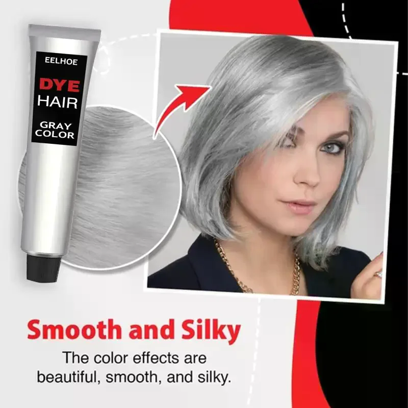 Fashion Hair Dye Cream Nourishing Enhancing Hair Luster Easy to Color Long Lasting Color Grandma Grey Hairdressing Cream
Fashion Hair Dye Cream Nourishing Enhancing Hair Luster Easy to Color Long Lasting Color Grandma Grey Hairdressing Cream