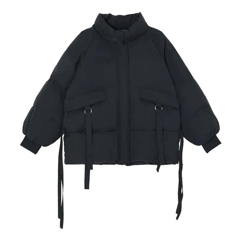 Studio Autumn Winter Loose Fit Stand Collar Bread Coat Zipper Waist Sa Large ket Cotton Jaet Women Small Size
Studio Autumn Winter Loose Fit Stand Collar Bread Coat Zipper Waist Sa Large ket Cotton Jaet Women Small Size