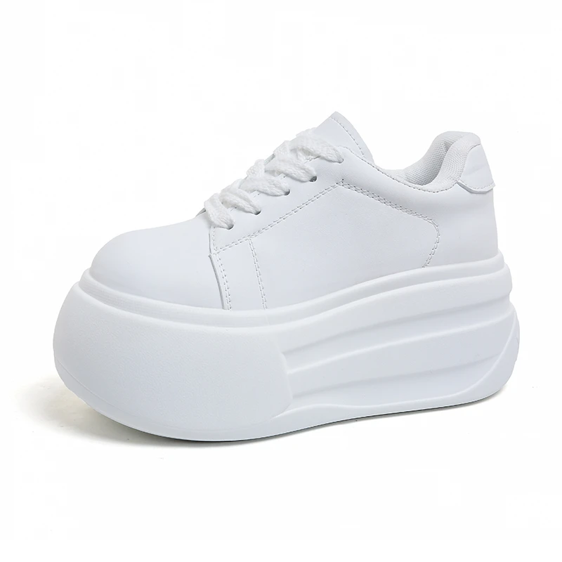 2026 8CM Women's Autumn Thick Bottom Shoes Breathable Microfiber Leather Vulcanize Flat Platform Sneakers White Walking Shoes
2026 8CM Women's Autumn Thick Bottom Shoes Breathable Microfiber Leather Vulcanize Flat Platform Sneakers White Walking Shoes