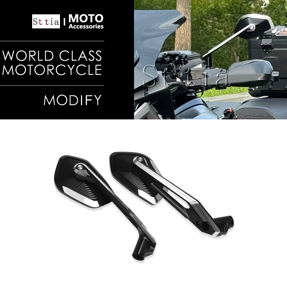 Комплект боковых зеркал заднего вида для мотоциклов BMW R1300GS, R1200GS LC, R1250GS ADVENTURE, C400X, C400GT, S1000R, S1000XR, F900R, F900XR
Комплект боковых зеркал заднего вида для мотоциклов BMW R1300GS, R1200GS LC, R1250GS ADVENTURE, C400X, C400GT, S1000R, S1000XR, F900R, F900XR
