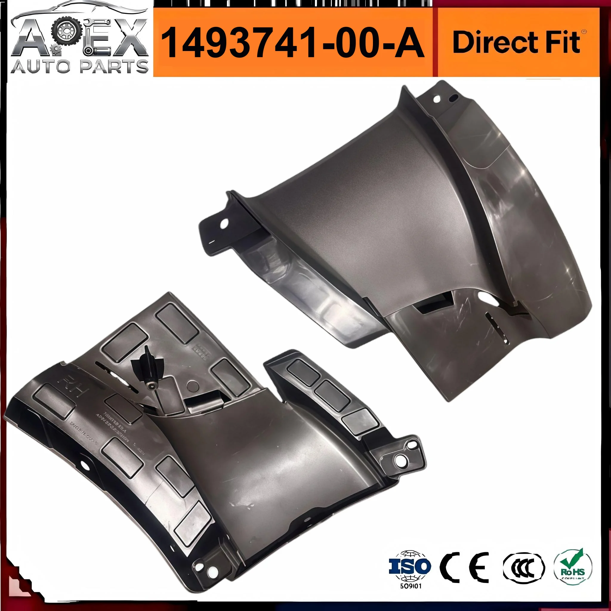 1493741-00-A 1493742-00-A Front Bumper Side Inner Bracket For Tesla Model Y 2020-2024 Fog Light Bracket
1493741-00-A 1493742-00-A Front Bumper Side Inner Bracket For Tesla Model Y 2020-2024 Fog Light Bracket