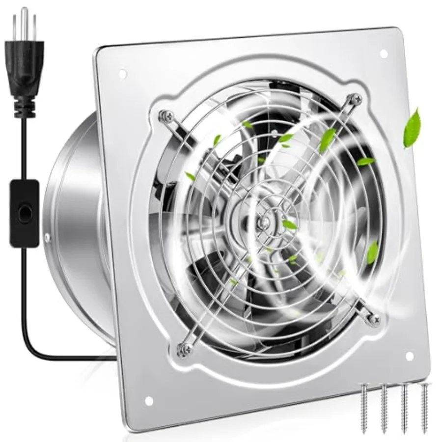 Exhaust Fan 9 CFM Kitchen Exhaust Fan with Switch Small Exhaust Fan Bathroom Potable Plug in Garage Exhaust Fan with Damper for
Exhaust Fan 9 CFM Kitchen Exhaust Fan with Switch Small Exhaust Fan Bathroom Potable Plug in Garage Exhaust Fan with Damper for