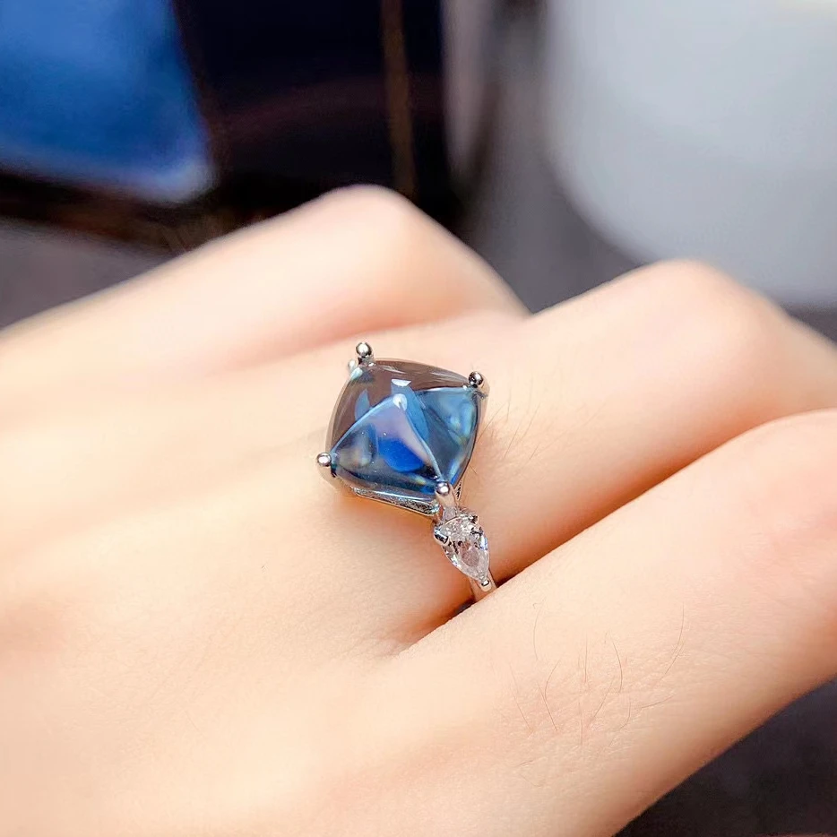 4ct 10mm*10mm Cabochon Topaz Ring Sugarloaf Topaz Silver Ring 925 Silver Gemstone Jewelry Birthday Gift for Woman
4ct 10mm*10mm Cabochon Topaz Ring Sugarloaf Topaz Silver Ring 925 Silver Gemstone Jewelry Birthday Gift for Woman