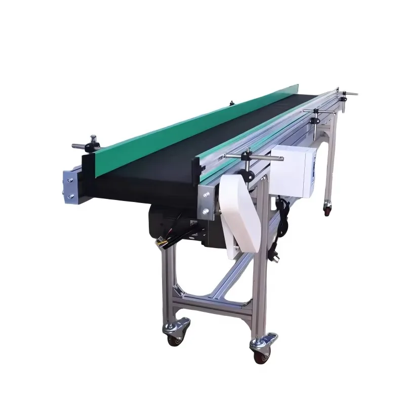 Reversible Speed Adjustable Mini PVC Conveyor Food Store Stainless Steel
Reversible Speed Adjustable Mini PVC Conveyor Food Store Stainless Steel