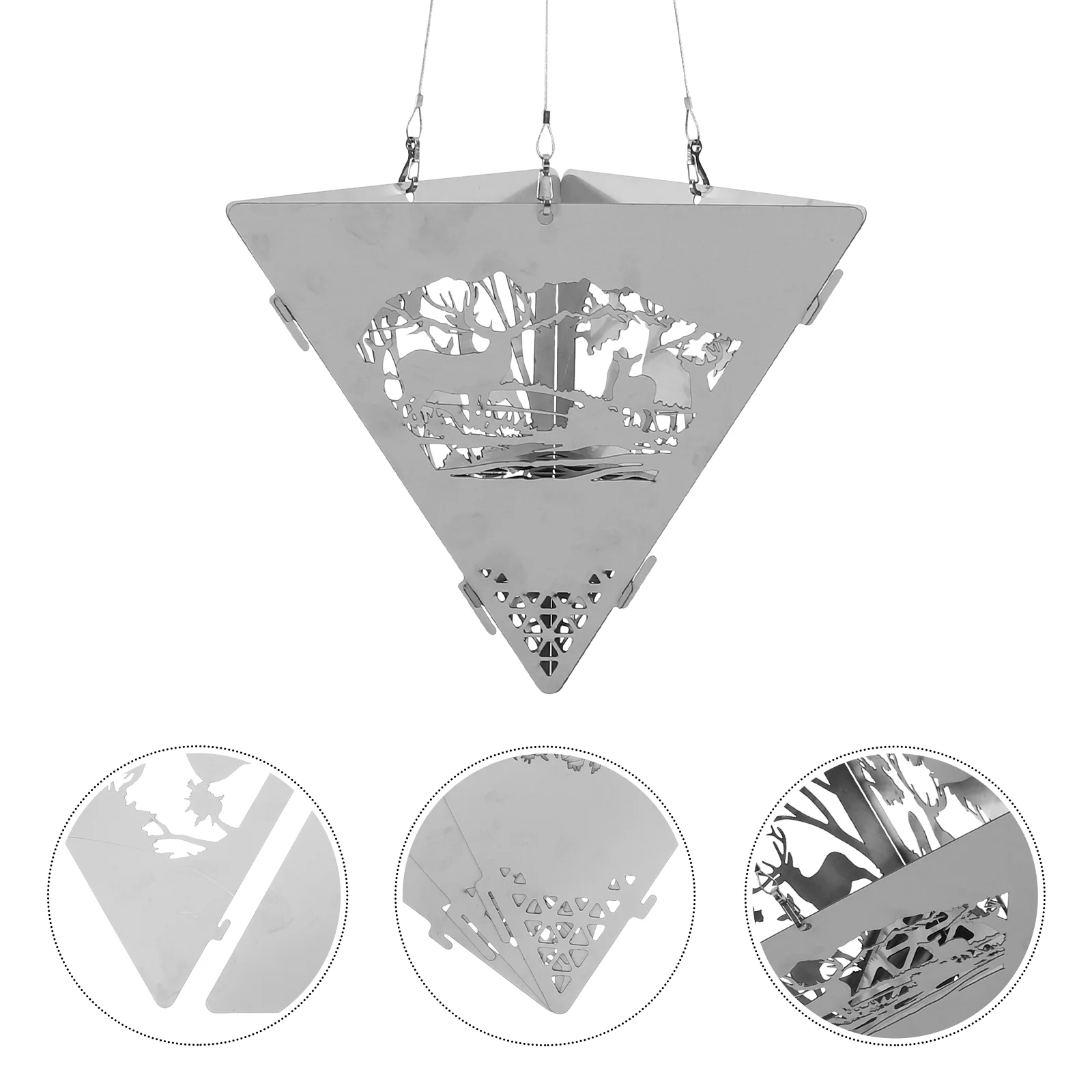 Bonfire Stove Stainless Steel Triangle Adjustable Height Camping BBQ Tool Campfire Hanging Birthday Gift Metal Platform Pit
Bonfire Stove Stainless Steel Triangle Adjustable Height Camping BBQ Tool Campfire Hanging Birthday Gift Metal Platform Pit