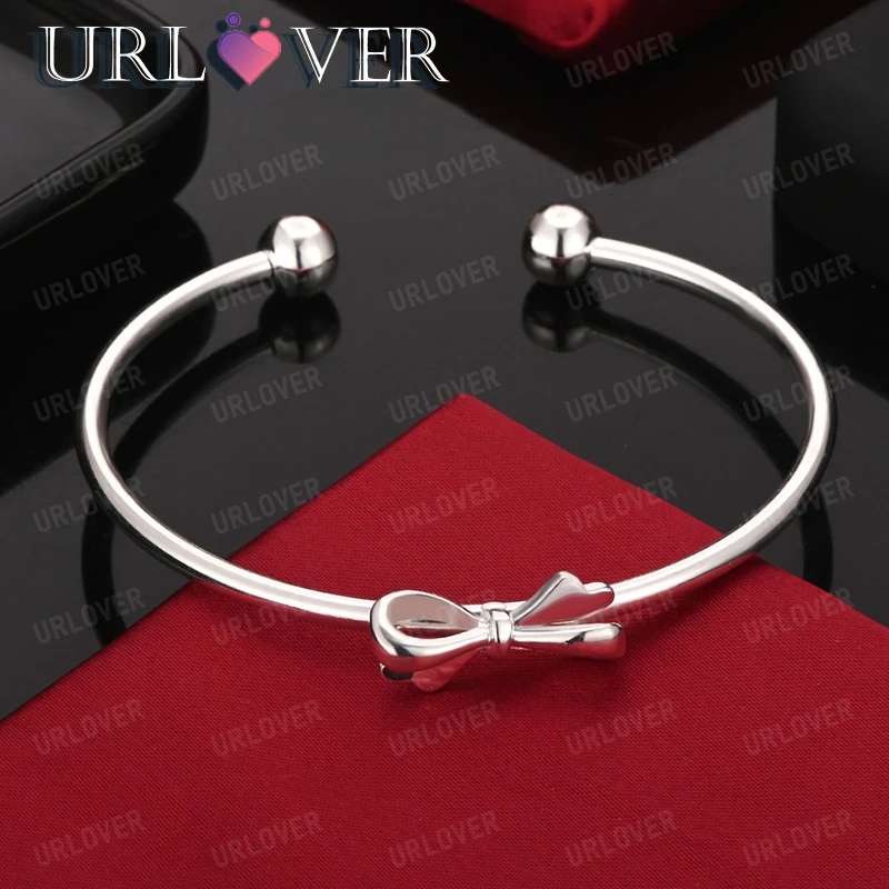 925 Sterling Silver Bangle Valentine's Day Fine Quality Jewelry Men Women Wedding Accessories Birthday Party Fashion Charm Gift
925 Sterling Silver Bangle Valentine's Day Fine Quality Jewelry Men Women Wedding Accessories Birthday Party Fashion Charm Gift