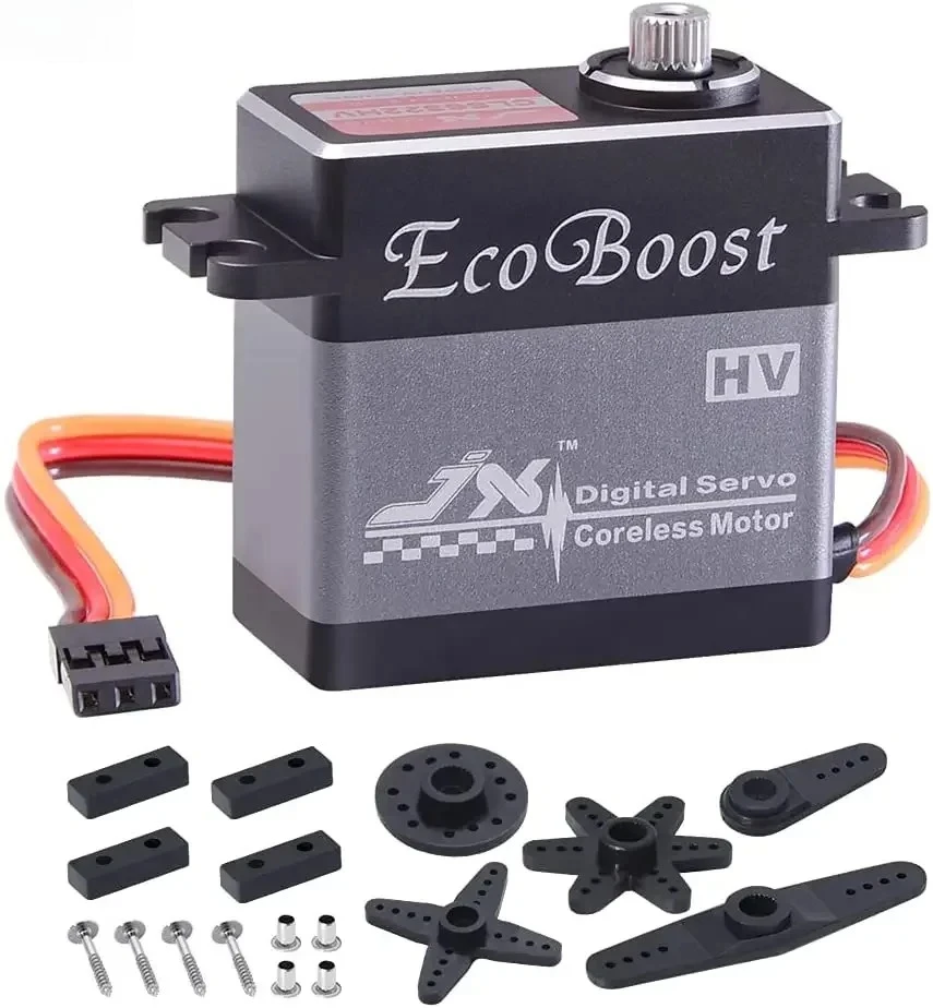 JX Servo CLS6322HV 21KG Large Torque 7.4V CNC Aluminium Shell Metal Gear Coreless Motor Digital Servo for RC Cars Helicopter
JX Servo CLS6322HV 21KG Large Torque 7.4V CNC Aluminium Shell Metal Gear Coreless Motor Digital Servo for RC Cars Helicopter