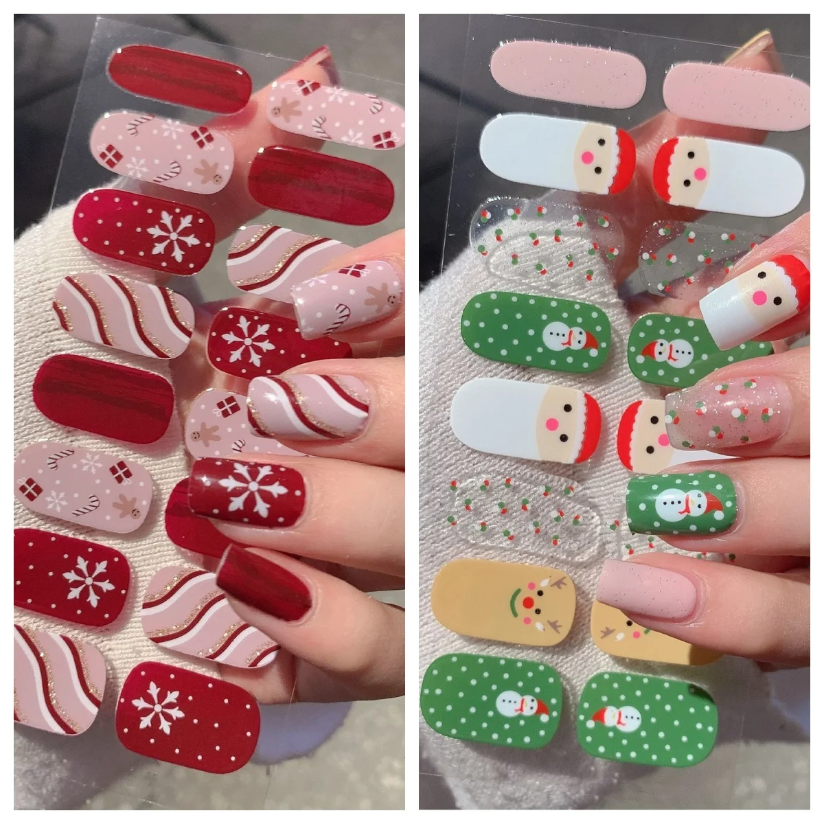 6 стилей, рождественские наклейки для дизайна ногтей, точечные снежинки, гелевые наклейки для ногтей, идеально подходящие для новогоднего маникюра «сделай сам», без УФ-лампы
6 стилей, рождественские наклейки для дизайна ногтей, точечные снежинки, гелевые наклейки для ногтей, идеально подходящие для новогоднего маникюра «сделай сам», без УФ-лампы