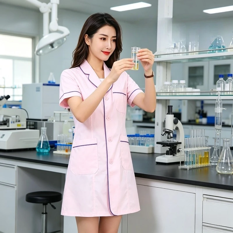 Skin Management Beauty Salon White Coat Long Short Sleeve Universal Embroidery Master Beautician Doctor Medical Work Clothes
Skin Management Beauty Salon White Coat Long Short Sleeve Universal Embroidery Master Beautician Doctor Medical Work Clothes