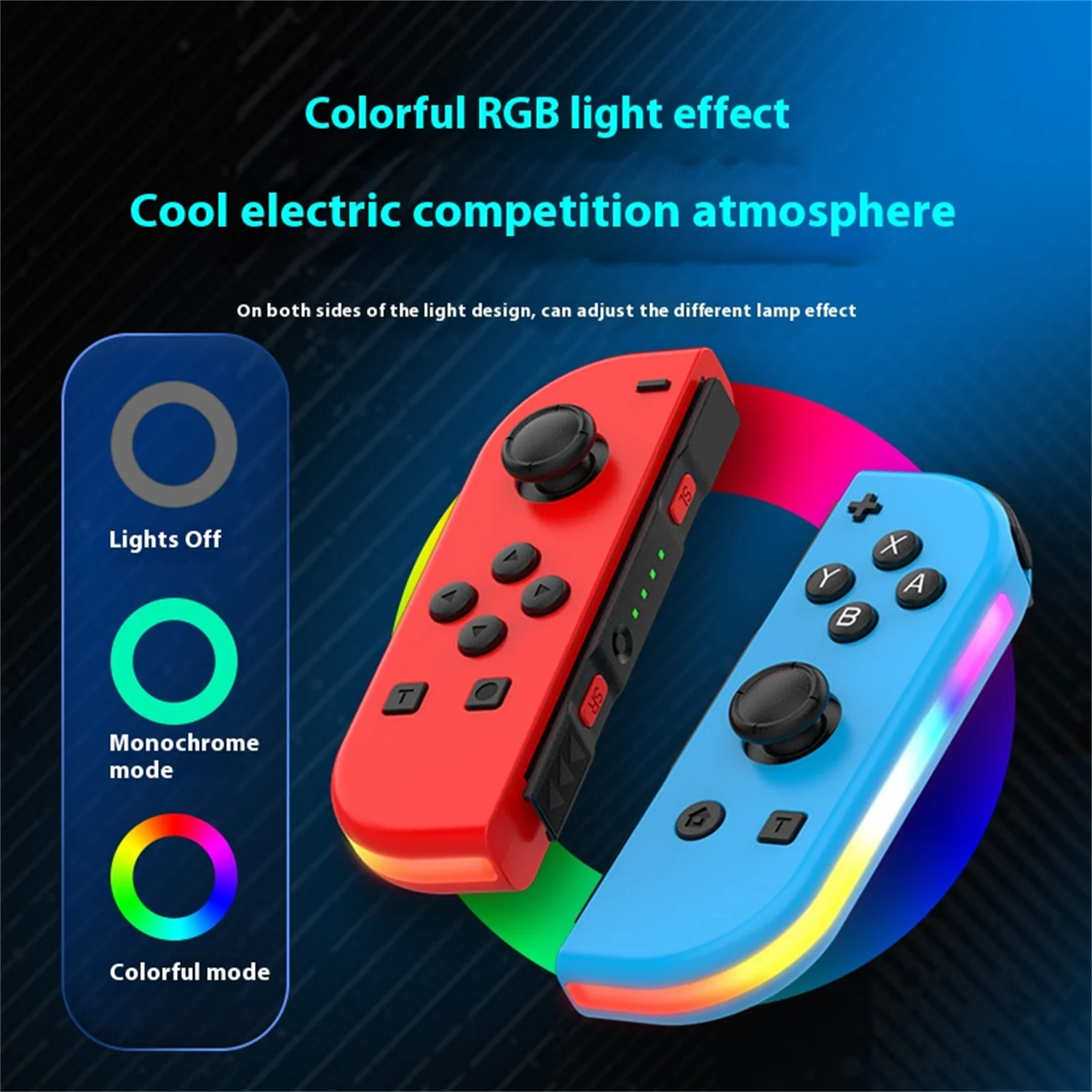 SwitchJOYCON Bluetooth controller NS gaming left and right wireless RGB with light small controller
SwitchJOYCON Bluetooth controller NS gaming left and right wireless RGB with light small controller