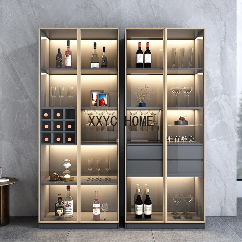 Glass Display Wine Room Luxury Storage Modern Wine Cabinets Simplicity Home Estante Vinos Sideboards QF50JG
Glass Display Wine Room Luxury Storage Modern Wine Cabinets Simplicity Home Estante Vinos Sideboards QF50JG