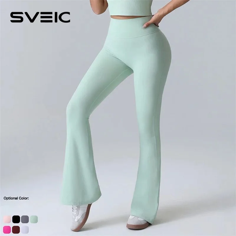 SVEIC Yoga Pants Flare Leggings Sports Fitness High Waisted Workout Leggings Push Up Tights Women Running Training Gym Clothing
SVEIC Yoga Pants Flare Leggings Sports Fitness High Waisted Workout Leggings Push Up Tights Women Running Training Gym Clothing