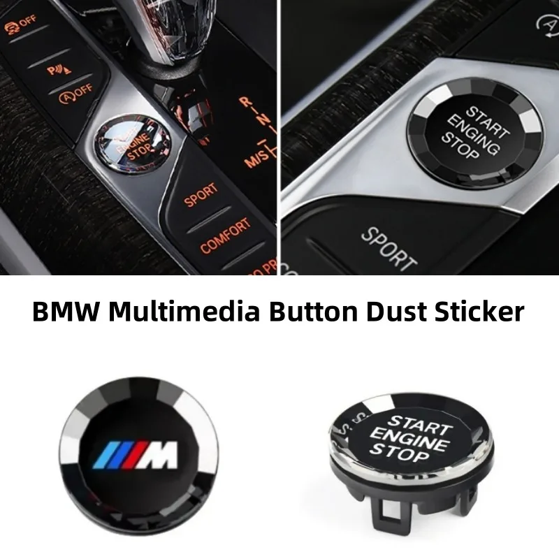 BMW M Logo Multimedia Start Button Dust Cover 3D Car Sticker for X1 X3 X5 G01 G02 G20 G80 M4 F40 F44 Decoration Car Accessories
BMW M Logo Multimedia Start Button Dust Cover 3D Car Sticker for X1 X3 X5 G01 G02 G20 G80 M4 F40 F44 Decoration Car Accessories