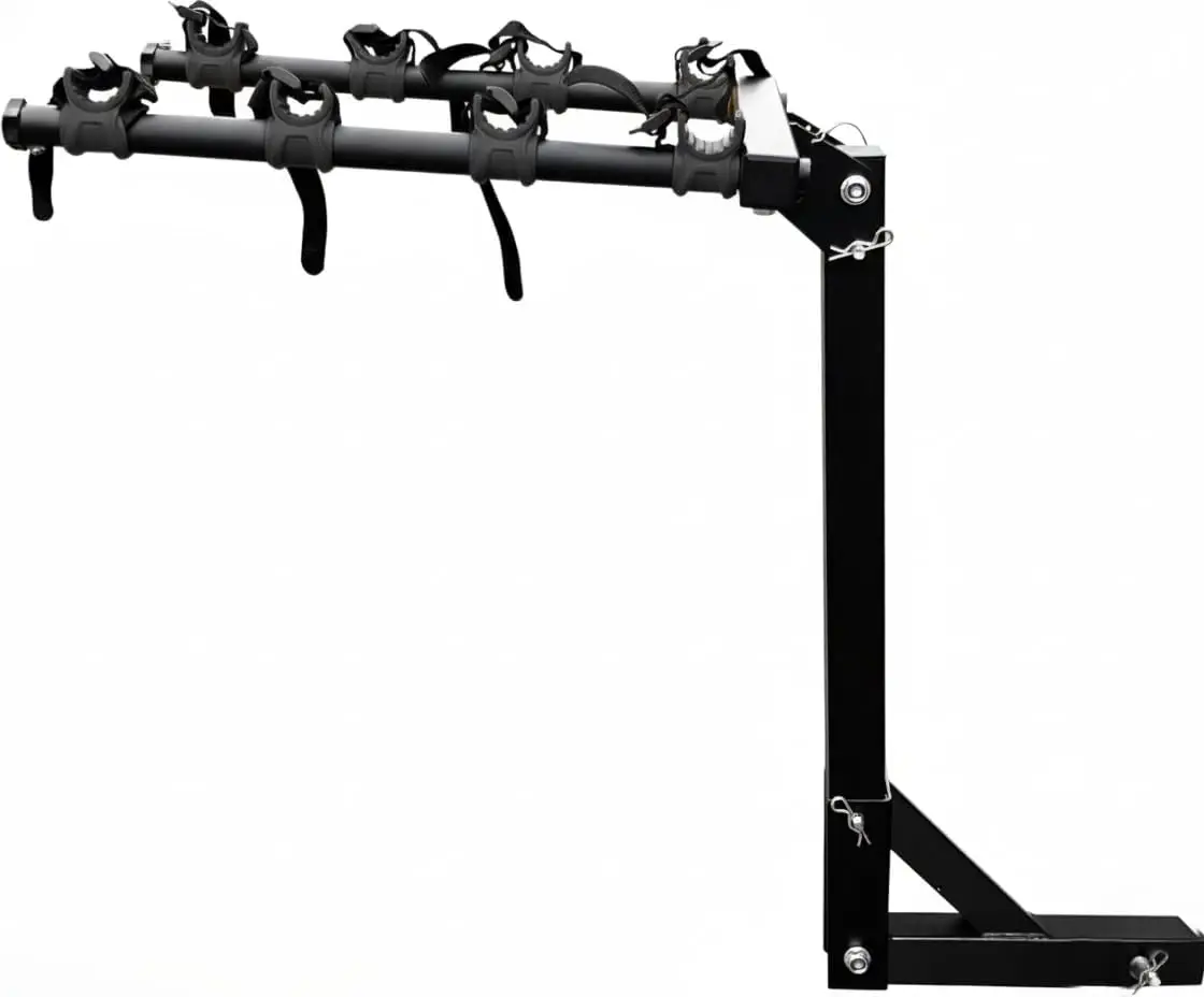 4-Bike Hitch Rack - Heavy Duty Steel, Fits 2" Receiver, Dual Arm Carrier with Safety Reflectors
4-Bike Hitch Rack - Heavy Duty Steel, Fits 2" Receiver, Dual Arm Carrier with Safety Reflectors