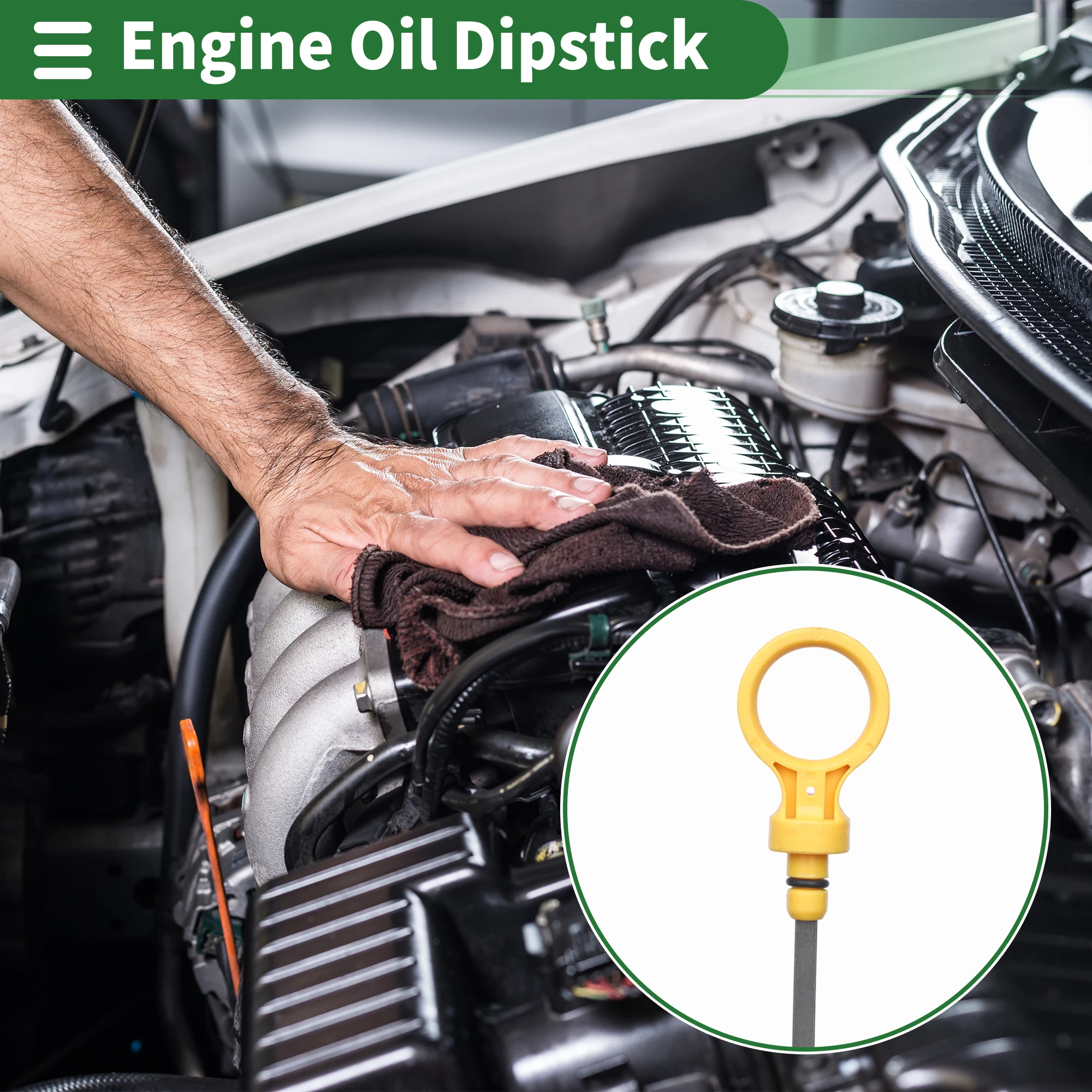 UXCELL Oil Level DipStick No.12557083 for Nissan Tiida 1.6L 2011-2018
UXCELL Oil Level DipStick No.12557083 for Nissan Tiida 1.6L 2011-2018