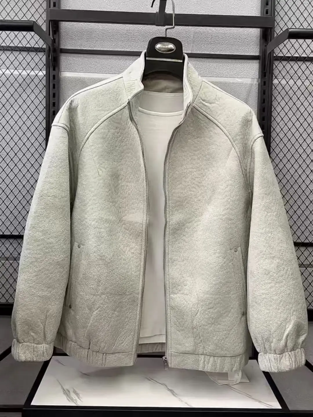 Spring New Men's High Quality Stand Collar Jacket Stylish Versatile Business Casual Handsome Outerwear Standard Fit Long Sleeve
Spring New Men's High Quality Stand Collar Jacket Stylish Versatile Business Casual Handsome Outerwear Standard Fit Long Sleeve