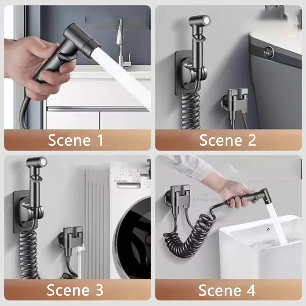 Handheld Bidet Toilet Sprayer Gun High Pressure Single Shower Toilet Cleaning Bidet Spray Wall Mount Bathroom Toilet Accessories
Handheld Bidet Toilet Sprayer Gun High Pressure Single Shower Toilet Cleaning Bidet Spray Wall Mount Bathroom Toilet Accessories