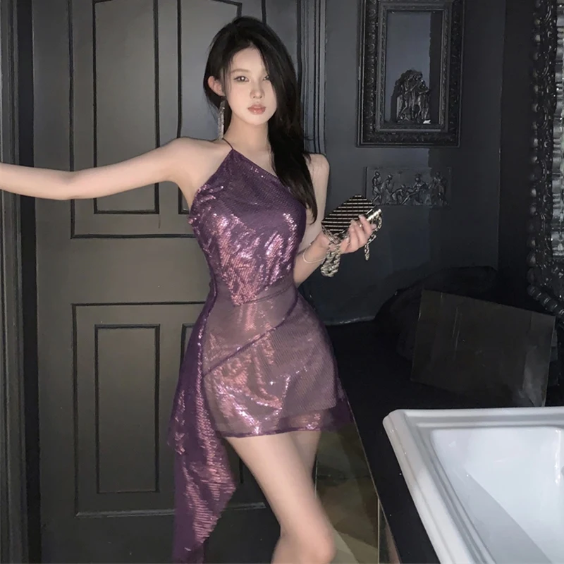 Lady Nightclub Spicy Girl Sexy Backless Dress Purple Sequin Party Outfit GOGO Cothes Jazz Dance KPOP Performance Wear VBH73
Lady Nightclub Spicy Girl Sexy Backless Dress Purple Sequin Party Outfit GOGO Cothes Jazz Dance KPOP Performance Wear VBH73