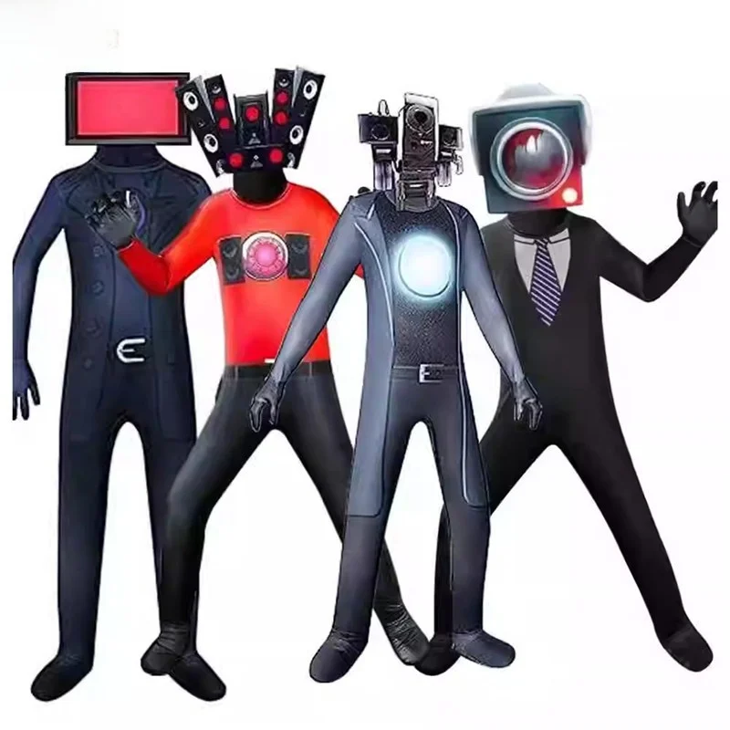 Halloween New Children's Horror Game 3D TV Monitor Man Toilet Man Surveillance Suit Tight Body Clothes Female Costume
Halloween New Children's Horror Game 3D TV Monitor Man Toilet Man Surveillance Suit Tight Body Clothes Female Costume