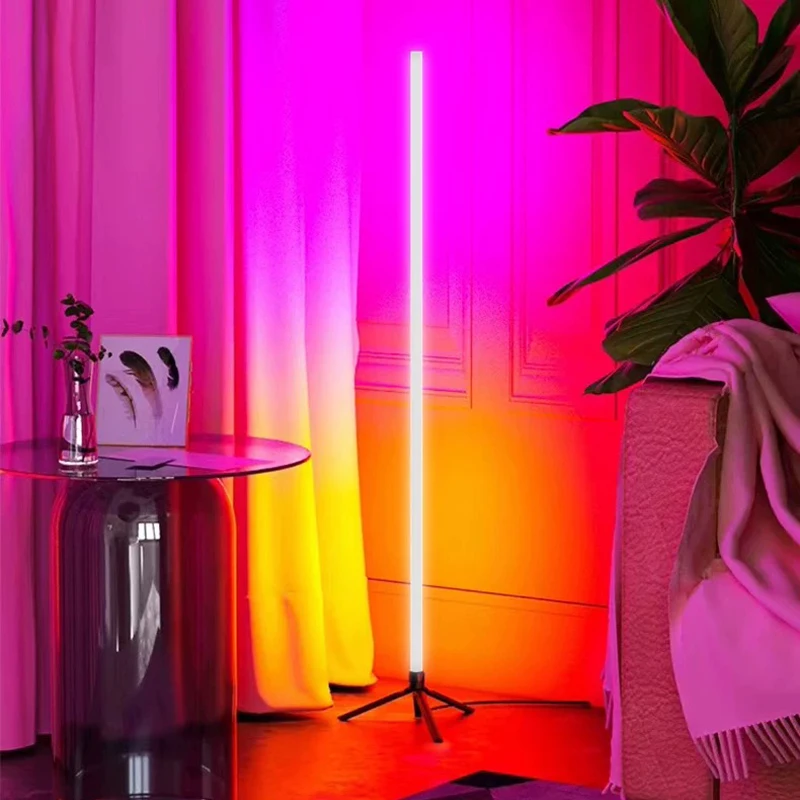 103CM RGB LED Floor Lamp Smart Remote Control Modern Corner Floor Lamp Atmospheric Standing Stand Light Christmas Decor Lighting
103CM RGB LED Floor Lamp Smart Remote Control Modern Corner Floor Lamp Atmospheric Standing Stand Light Christmas Decor Lighting