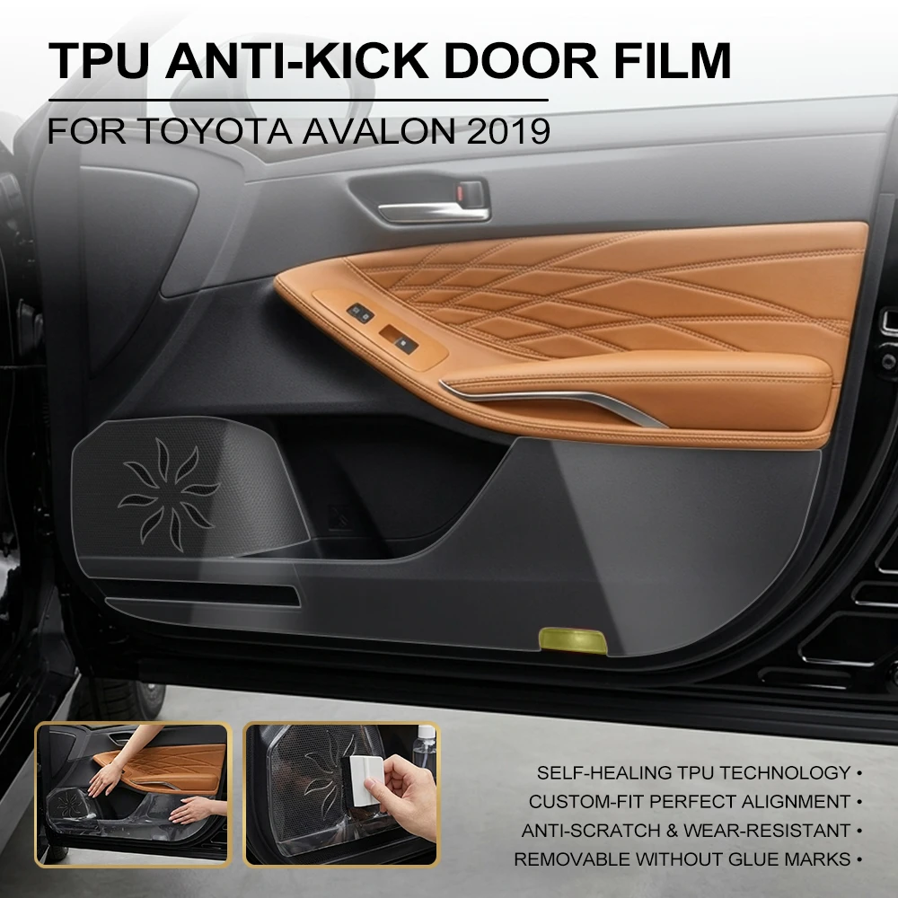 For Toyota Avalon 2019 Clear TPU Car Door Anti Kick Pad Inner Side Edge Film Front and Rear Auto Door Side Panel Protection Pad
For Toyota Avalon 2019 Clear TPU Car Door Anti Kick Pad Inner Side Edge Film Front and Rear Auto Door Side Panel Protection Pad