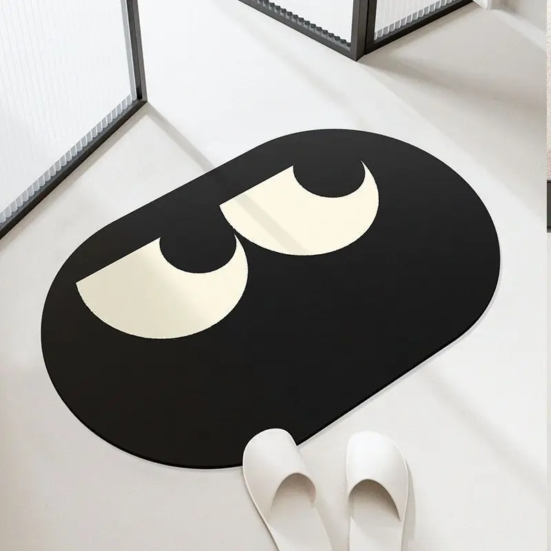 Cartoon Big Eye Print Diatom Mud Floor Mat Quick Dry Wear Resistant Non Slip Bathroom Foot Carpet
Cartoon Big Eye Print Diatom Mud Floor Mat Quick Dry Wear Resistant Non Slip Bathroom Foot Carpet
