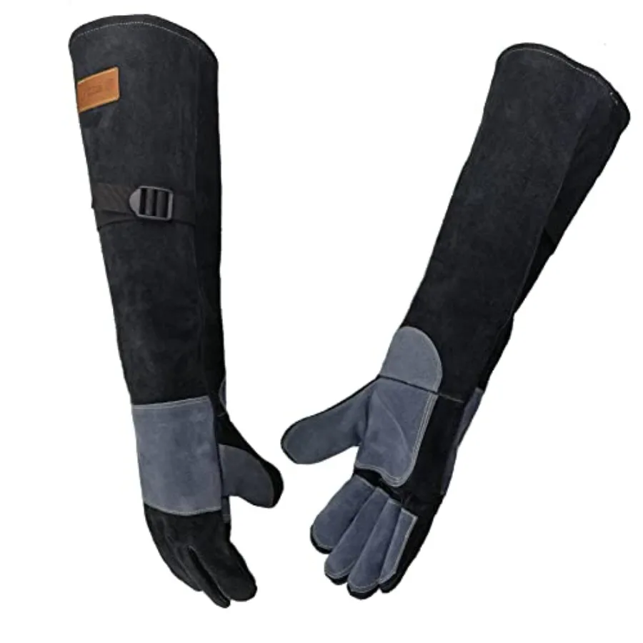 23.6 In Leather Welding Gloves for Animal HandlingGrabbing Reptile Grooming Trips to Vet BBQ Fireplace.Puncture and Scratch Res
23.6 In Leather Welding Gloves for Animal HandlingGrabbing Reptile Grooming Trips to Vet BBQ Fireplace.Puncture and Scratch Res