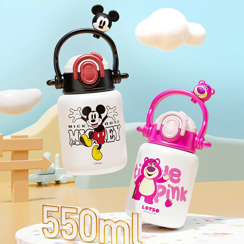MINISO DISNEY 550 мл Милый термос с Микки Маусом, портативная чашка-непроливайка из нержавеющей стали 316, легко ручная герметичная герметичная чашка
MINISO DISNEY 550 мл Милый термос с Микки Маусом, портативная чашка-непроливайка из нержавеющей стали 316, легко ручная герметичная герметичная чашка