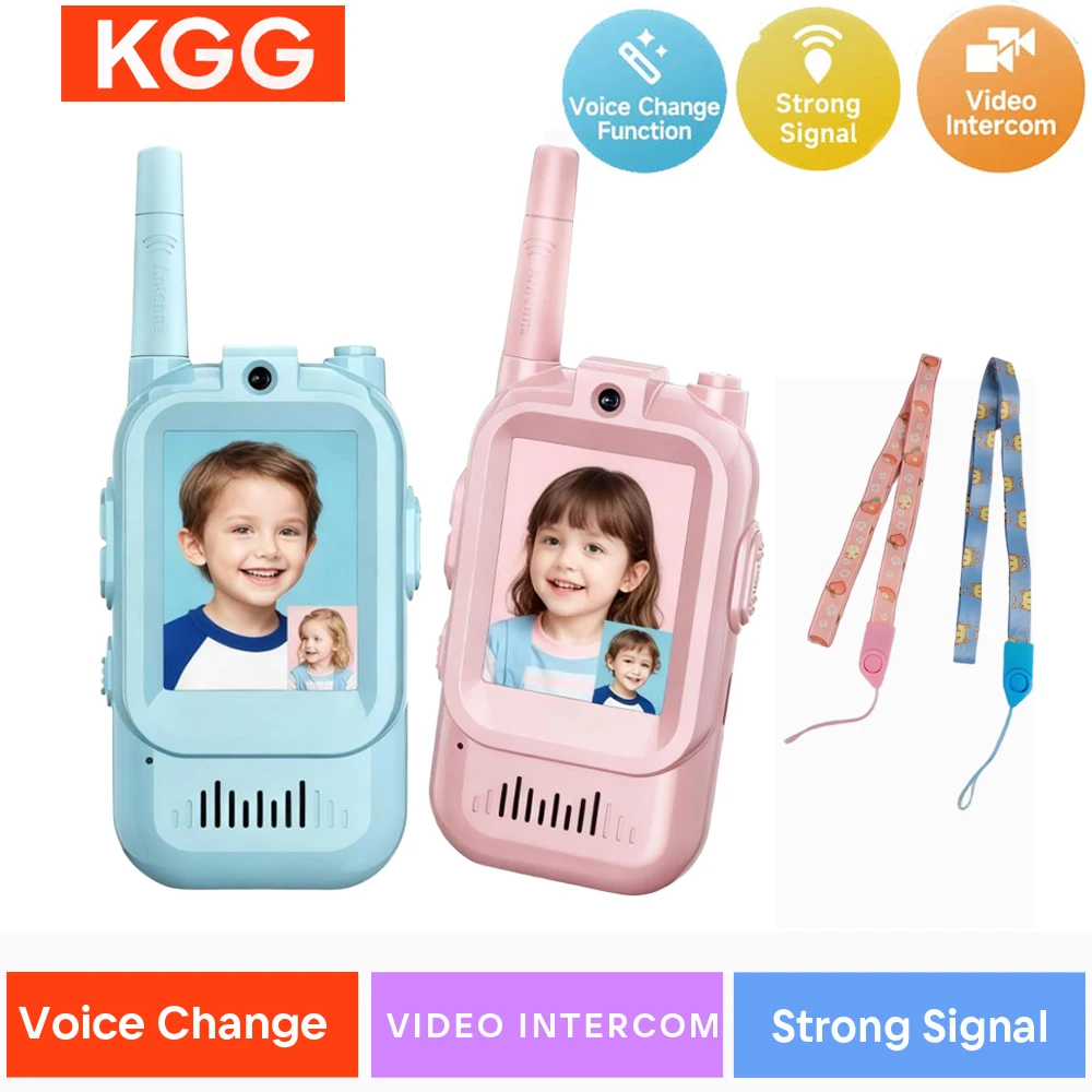 Video Walkie Talkies Kids Handheld 2PCS Kids Walkies Talkies Indoor Outdoor Toys for Camping Travel Hiking Christmas Birthday
Video Walkie Talkies Kids Handheld 2PCS Kids Walkies Talkies Indoor Outdoor Toys for Camping Travel Hiking Christmas Birthday