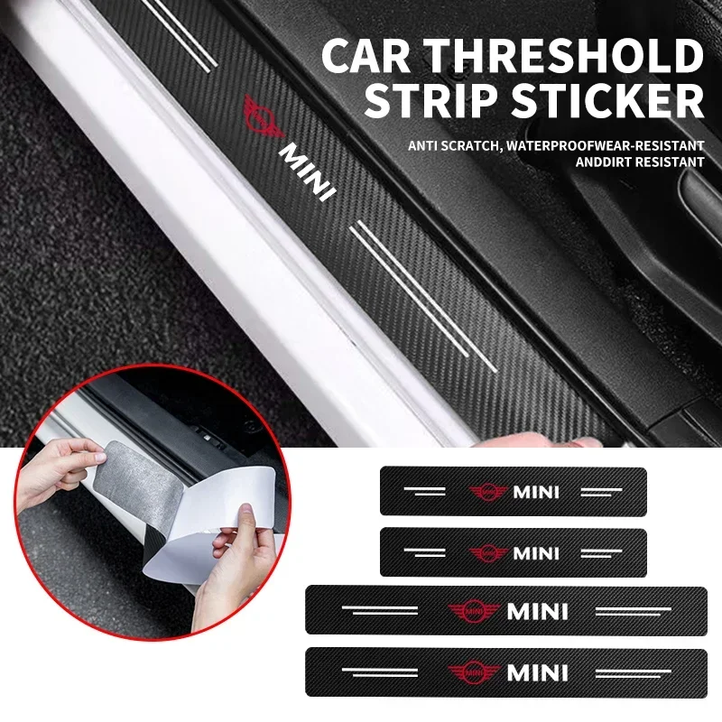 4Pcs Car Logo Threshold Strip Door Sill Protectio Sticker For MINI Cooper JCW WORKS R55 R56 F55 F56 R57 R58 R59 R60 R61 R50
4Pcs Car Logo Threshold Strip Door Sill Protectio Sticker For MINI Cooper JCW WORKS R55 R56 F55 F56 R57 R58 R59 R60 R61 R50