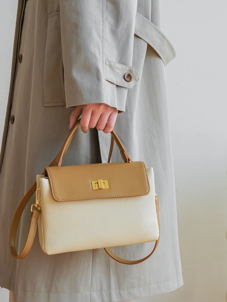 Fashionable Color Block Commuter Women's Bag Large Capacity Handbag Shoulder Crossbody Bag Soft PU Leather Daily Use
Fashionable Color Block Commuter Women's Bag Large Capacity Handbag Shoulder Crossbody Bag Soft PU Leather Daily Use