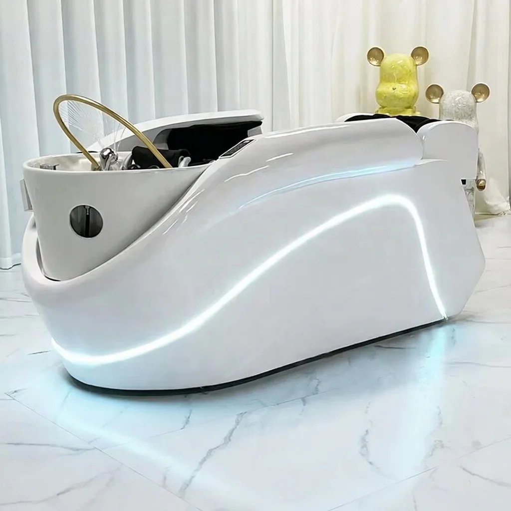 !@Fully Automatic Intelligent Electric Light Luxury Acrylic Massage Shampoo Bed for Hair Salon Dressing Shop Ceramic Basin
!@Fully Automatic Intelligent Electric Light Luxury Acrylic Massage Shampoo Bed for Hair Salon Dressing Shop Ceramic Basin