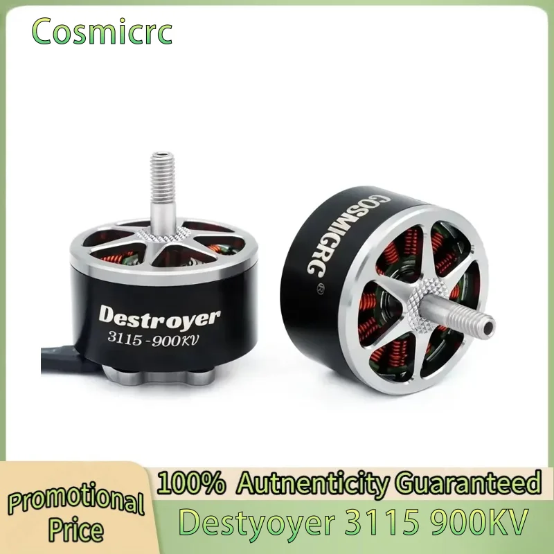 Cosmicrc Destyoyer 3115 Pro 900KV 5-8S Motor for 10 "FPV Long Distance X-class Racing Cars
Cosmicrc Destyoyer 3115 Pro 900KV 5-8S Motor for 10 "FPV Long Distance X-class Racing Cars