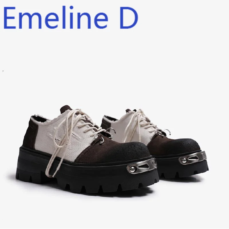 Anti Fur Big Toe Shoes Men's Fashion Thick Sole Derby Shoes Japanese Retro Design Round Toe Lace Up Breathable Casual Shoes
Anti Fur Big Toe Shoes Men's Fashion Thick Sole Derby Shoes Japanese Retro Design Round Toe Lace Up Breathable Casual Shoes
