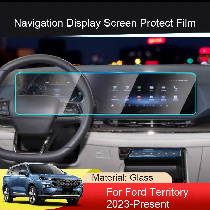 Car GPS Navigation Screen Protect Glass Film Auto Dashboard Display Tempered Sticker Accessories For Ford Territory 2023-2025
Car GPS Navigation Screen Protect Glass Film Auto Dashboard Display Tempered Sticker Accessories For Ford Territory 2023-2025