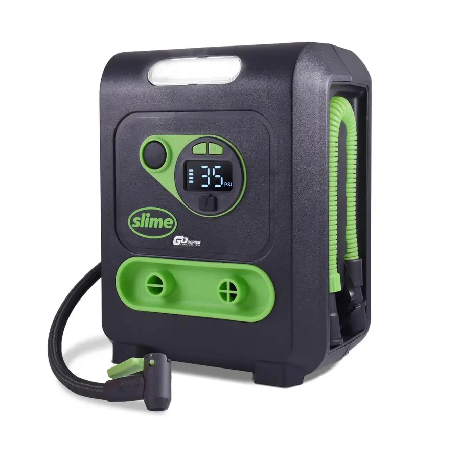 40085 Tire Inflator, Cordless, MultiPurpose, Portable Air Compressor Pump, Auto ShutOff, Lithium Ion Battery and LED Light, Rech
40085 Tire Inflator, Cordless, MultiPurpose, Portable Air Compressor Pump, Auto ShutOff, Lithium Ion Battery and LED Light, Rech