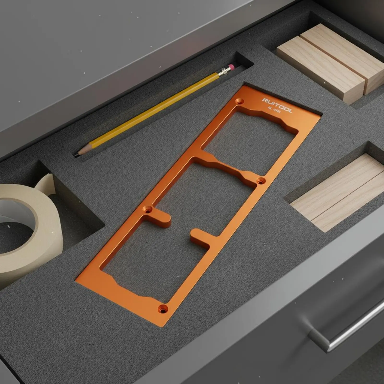 Electrical Box Routing Template Aluminum Alloy Outlet Box Template Carpentry Tool High Strength for Carpenters
Electrical Box Routing Template Aluminum Alloy Outlet Box Template Carpentry Tool High Strength for Carpenters