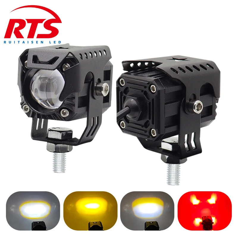 1 Pair Motorcycle Fog Light 3,000LM Amber White Red Strobe Lights 5 Modes Offroad Work Lights Spotlight LED Driving Light
1 Pair Motorcycle Fog Light 3,000LM Amber White Red Strobe Lights 5 Modes Offroad Work Lights Spotlight LED Driving Light