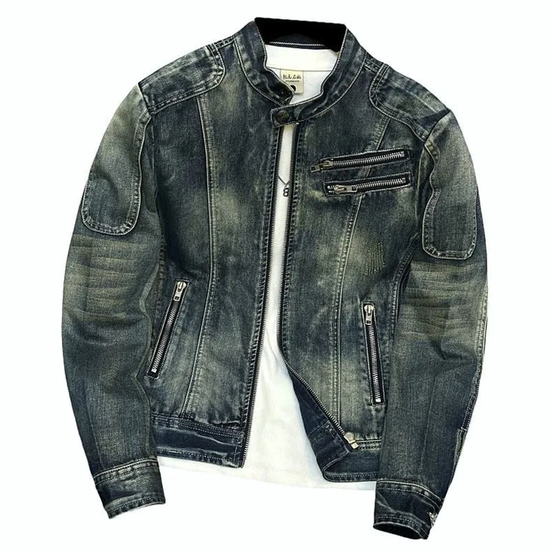 Autumn and Spring New Fashion Trend Vintage American Motorcycle Denim Jacket Men's Loose Sports Plus Size High Quality Outerwear
Autumn and Spring New Fashion Trend Vintage American Motorcycle Denim Jacket Men's Loose Sports Plus Size High Quality Outerwear