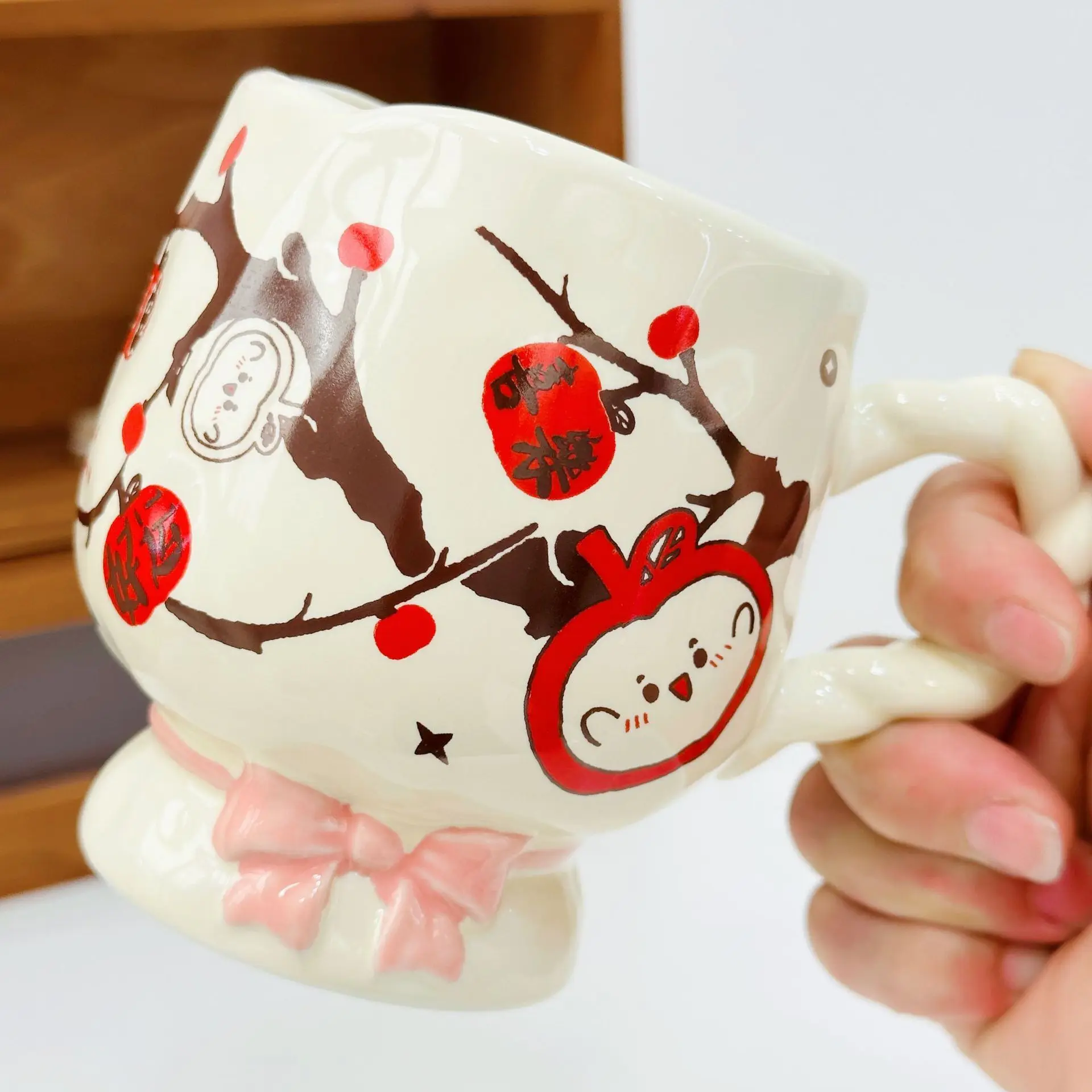 Minimalist Ceramic Household Mugs Apple Footed Girls Water Cups Students High Looks Souvenirs
Minimalist Ceramic Household Mugs Apple Footed Girls Water Cups Students High Looks Souvenirs