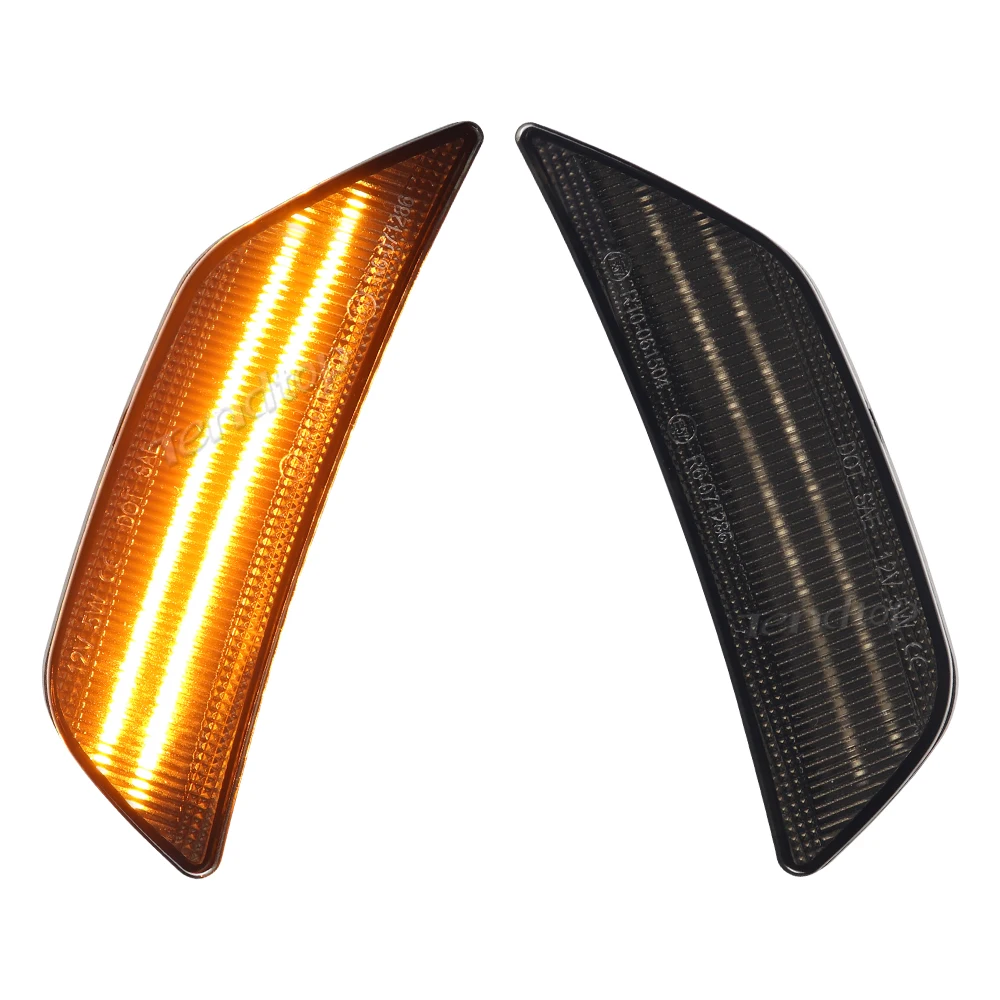 LED Side Marker Lights Smoke Black Lens Front Bumper Indicator Side Marker Lamp For Kia K5 2021-2024
LED Side Marker Lights Smoke Black Lens Front Bumper Indicator Side Marker Lamp For Kia K5 2021-2024 