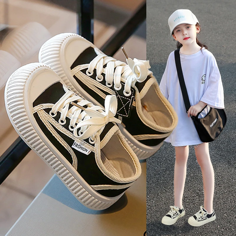 Children Canvas Shoes 2024 New Spring Fashion Girls Boys Comfortable Breathable Lace UP Rubber Sneakers Kids Casual Baby Shoes
Children Canvas Shoes 2024 New Spring Fashion Girls Boys Comfortable Breathable Lace UP Rubber Sneakers Kids Casual Baby Shoes