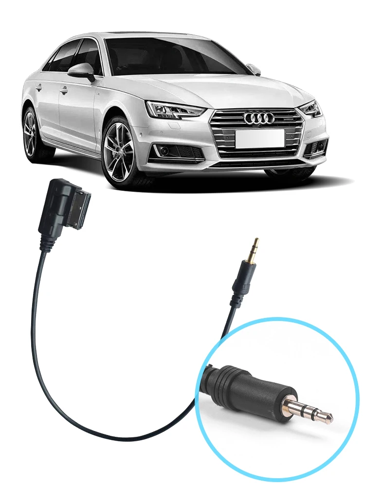 JoyeAuto New AMI to 3.5mm jack auxiliary input MP3 line interface cable adapter for Audi AMI AUX A3 A4 A5 A6 A7 A8 Q5 Q7 TT R8
JoyeAuto New AMI to 3.5mm jack auxiliary input MP3 line interface cable adapter for Audi AMI AUX A3 A4 A5 A6 A7 A8 Q5 Q7 TT R8