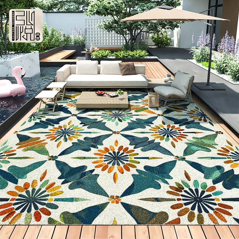 VIKAMA Outdoor Carpet, Low-Pile Anti-Slip Terrace Floor Mat, Summer Camping Picnic, Large-Area Carpet, Home Decoration
VIKAMA Outdoor Carpet, Low-Pile Anti-Slip Terrace Floor Mat, Summer Camping Picnic, Large-Area Carpet, Home Decoration