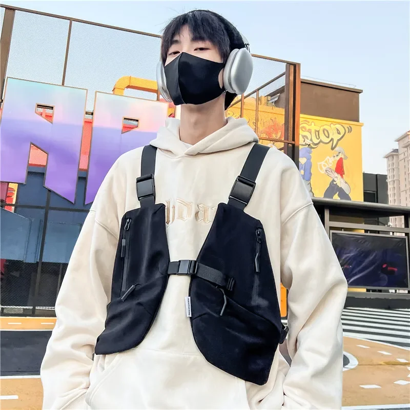 Fashion Men Women Popular Leisure Hip-pop Backpack Cool Nylon Chest Bags For Party Waterproof Daily Handbags With Large Pockets
Fashion Men Women Popular Leisure Hip-pop Backpack Cool Nylon Chest Bags For Party Waterproof Daily Handbags With Large Pockets