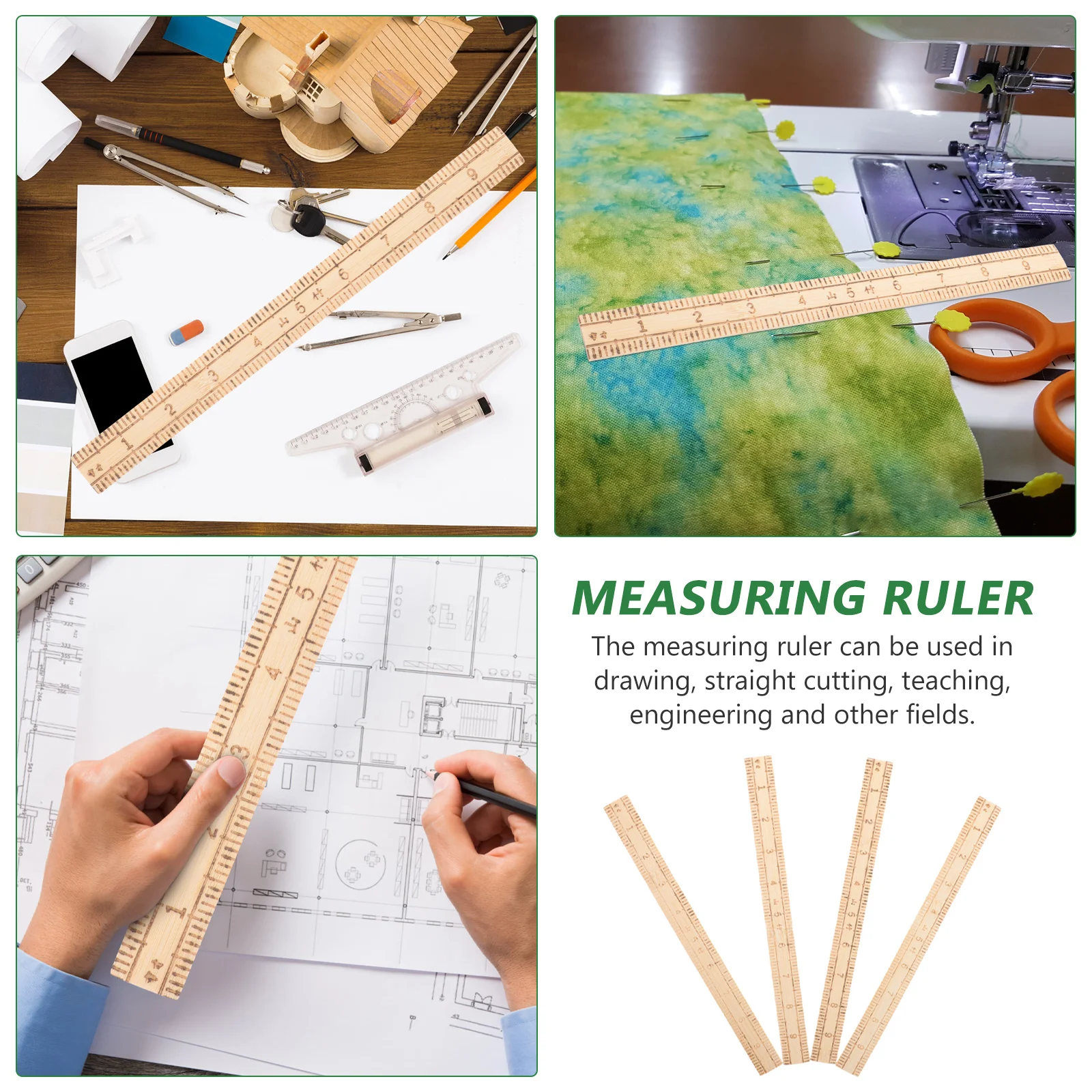 10pcs Bamboo Mangosteen Ruler 1 Foot 33cm Straight Edge for Sewing Drawing Teaching Engineering Portable Sturdy Compact Size
10pcs Bamboo Mangosteen Ruler 1 Foot 33cm Straight Edge for Sewing Drawing Teaching Engineering Portable Sturdy Compact Size