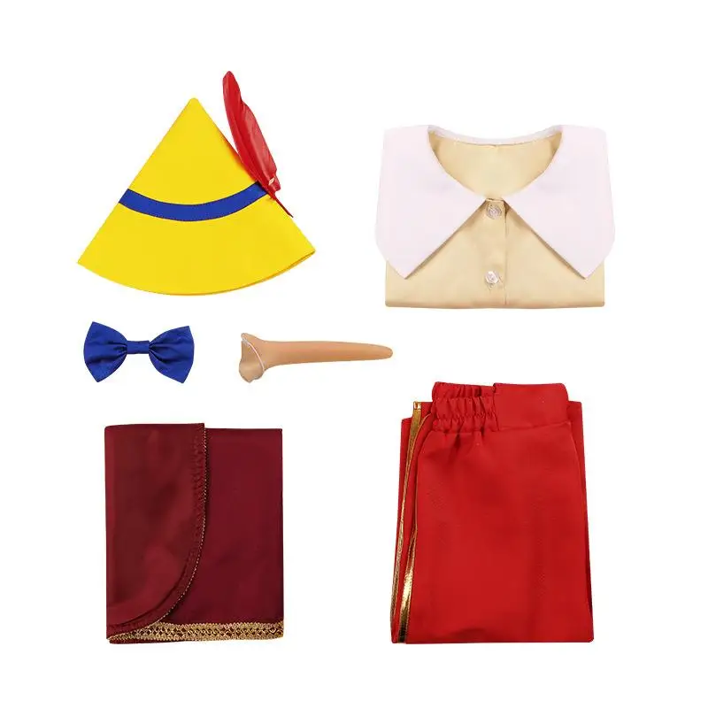 Halloween Pinochio Long Nose Costume Puppet Show Stage Performance Clothes Cosplay Photography Outfit Traditional Chinese Opera
Halloween Pinochio Long Nose Costume Puppet Show Stage Performance Clothes Cosplay Photography Outfit Traditional Chinese Opera