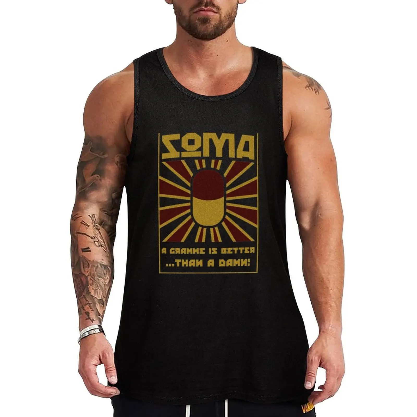 Brave New World Soma Tank Top Cooling Tank Top Breathable Lightweight Summer Wear
Brave New World Soma Tank Top Cooling Tank Top Breathable Lightweight Summer Wear
